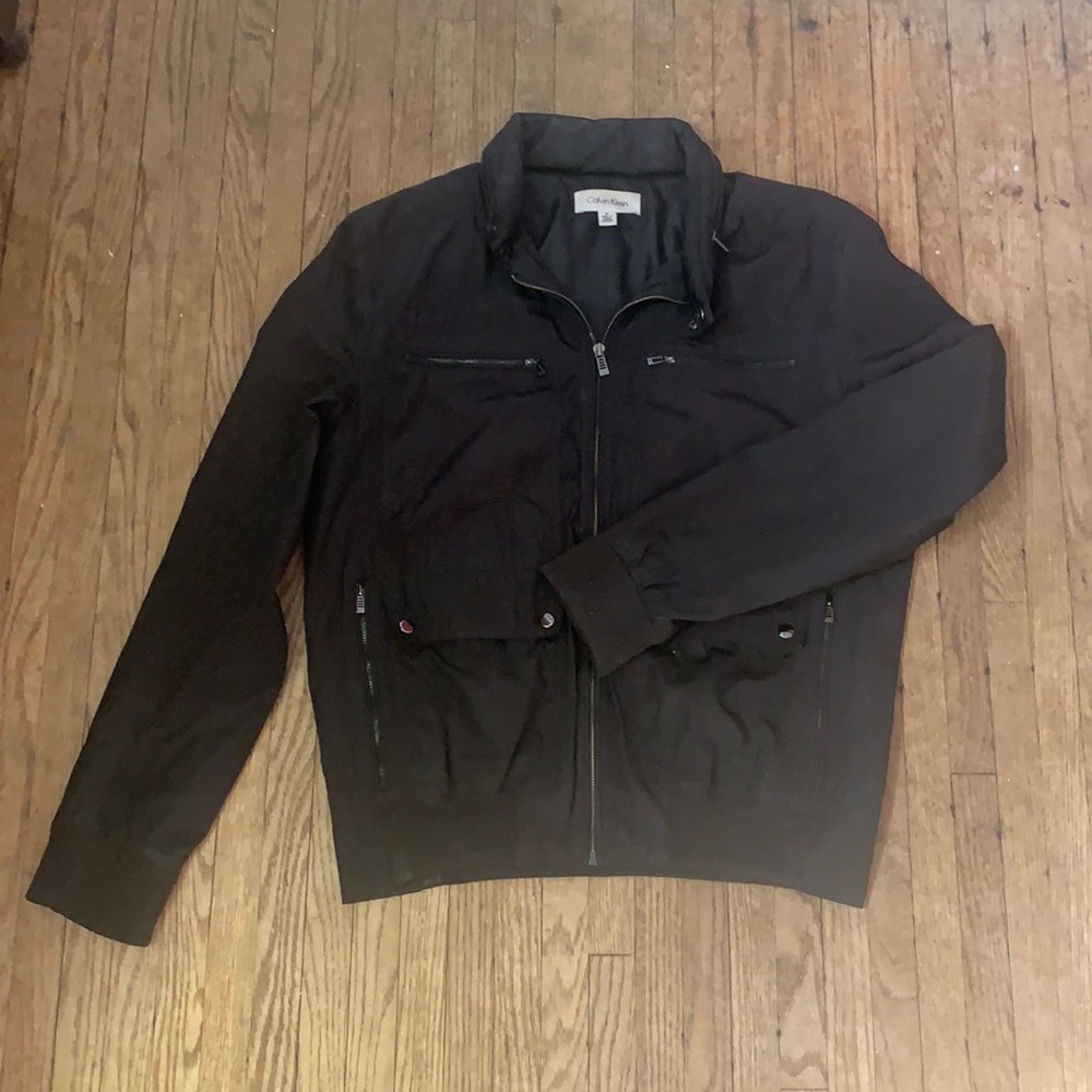 Men’s Black Calvin Klein Cargo Jacket